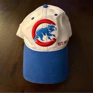 ISMGI Adjustable Chicago Cubs MLB Classic Blue and White Baseball Cap